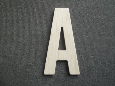 Wooden letter model ALTERNATE GOTHIC