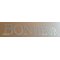 Zinc decorative letter BONHEUR 10 cm