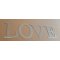 Zinc decorative letter LOVE 10 cm