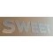 Zinc decorative letter SWEET 10 cm