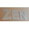 ZEN zinc decorative letter 30 cm