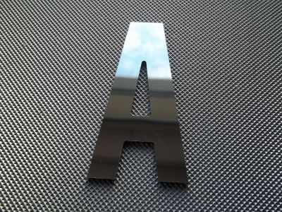 ALTERNATE GOTHIC decorative wall mirror letter