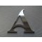 Decorative wall mirror letter SHANGRI LA