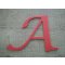 Plastic letter PVC color LUCIDA CALLIGRAPHY