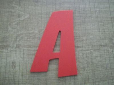 Plastic letter PVC color ZOINKS