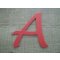 Plastic letter PVC color LUCIDA HANDWRITING