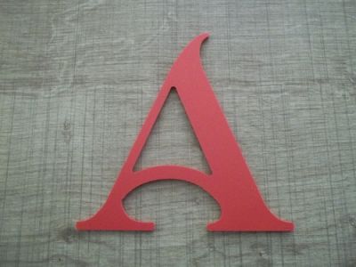 Plastic letter PVC color SHANGRI LA