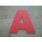 Plastic letter PVC color ARIAL BLACK