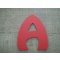 Plastic letter PVC color HARLEQUIN