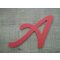 Plastic letter PVC color LOMBRIZ