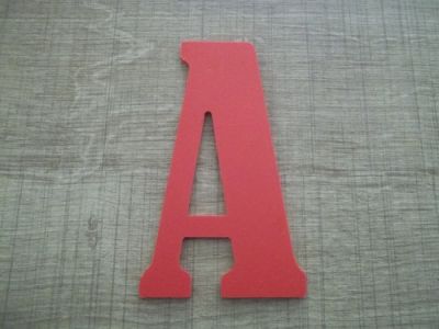 Plastic letter PVC color BERNARD CONDENSED