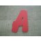 Plastic letter PVC color BALLOON