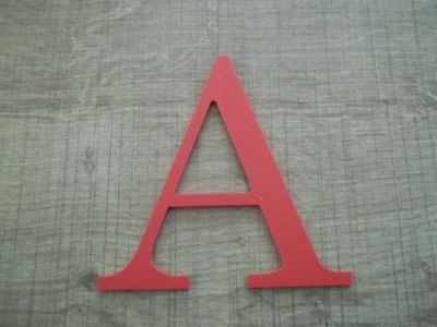 Plastic letter PVC color LOFT