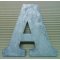 Zinc 3D relief letter CLARENDON BOLD