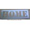 Deco stencil, zinc letter HOME