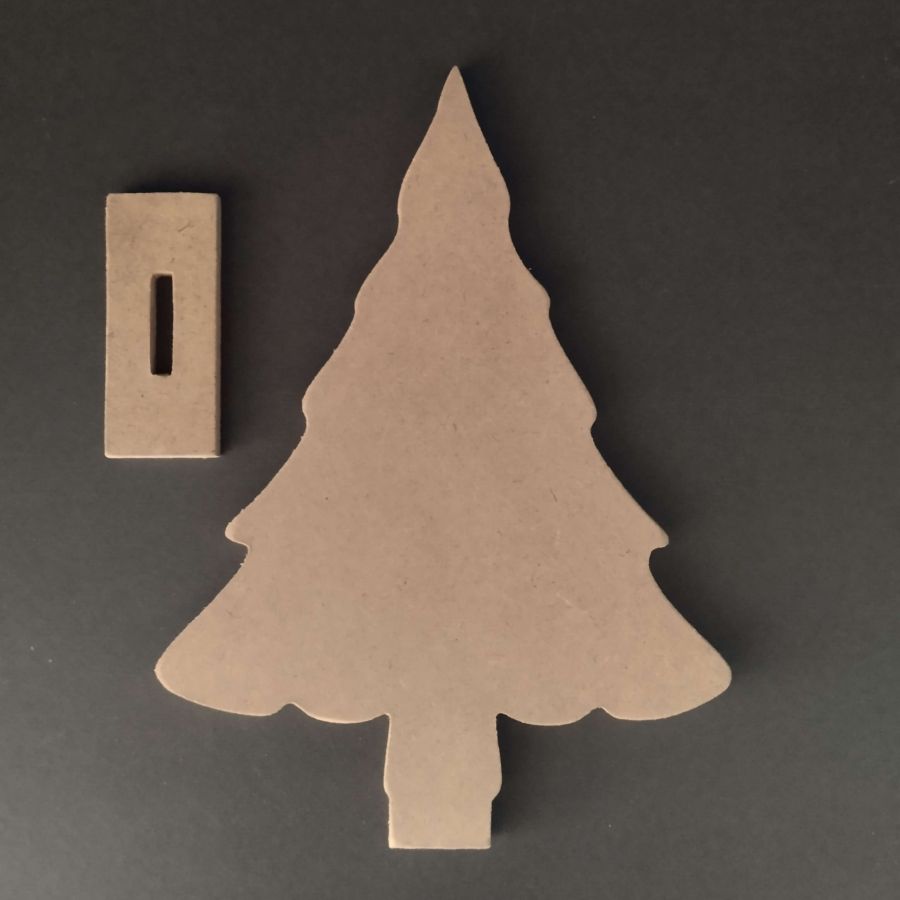 Wooden support to decorate Christmas tree