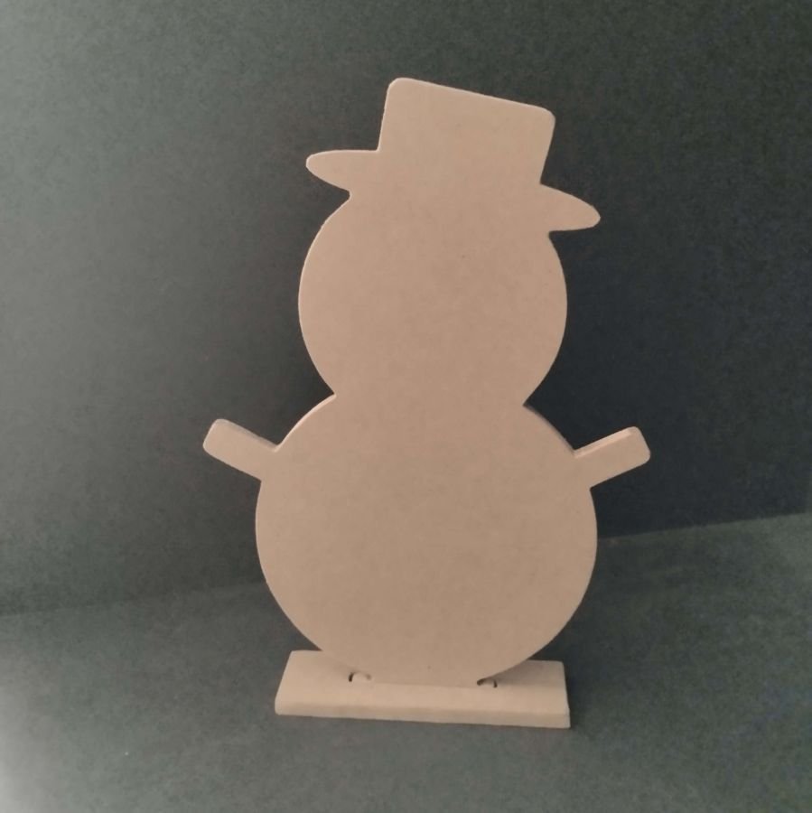 Wooden stand to decorate SNOWMAN