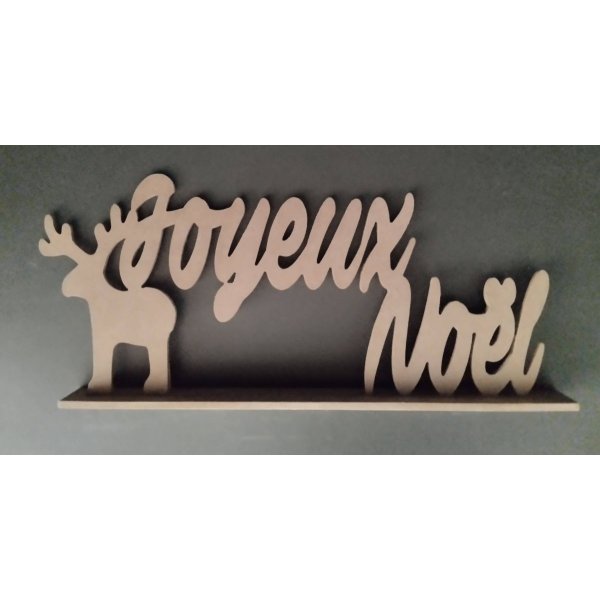 Wooden support to decorate JOYEUXNOEL