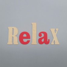 Wall decorative letter RELAX