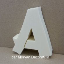 Polystyrene letter CANCUN
