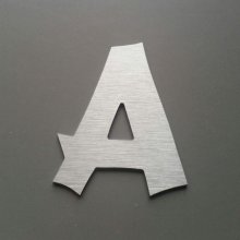 Brushed metal letter CANCUN