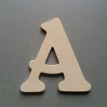 Wooden letter to paint model BELSHAW