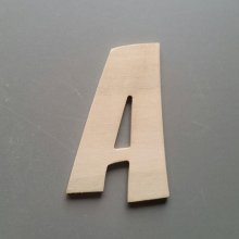 Wooden letter to paint model CARTOON