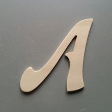 Wooden letter to paint FUNNY model