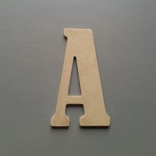 Raw MDF letter to paint BERNARD CONDENSED model