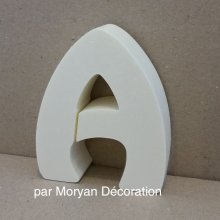 Polystyrene letter HARLEQUIN