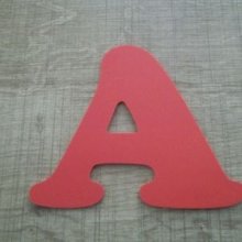 Plastic letter PVC color COOPER BLACK