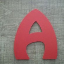 Plastic letter PVC color HARLEQUIN