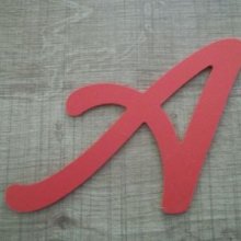 Plastic letter PVC color LOMBRIZ