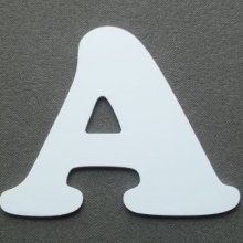 Plastic letter PVC ZEN
