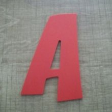 Plastic letter PVC color ZOINKS