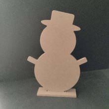Wooden stand to decorate SNOWMAN
