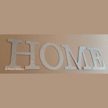 Zinc decorative letter HOME 10 cm