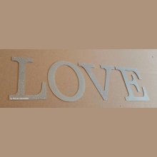 Zinc decorative letter LOVE 10 cm