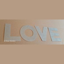Zinc decorative letter LOVE 20 cm